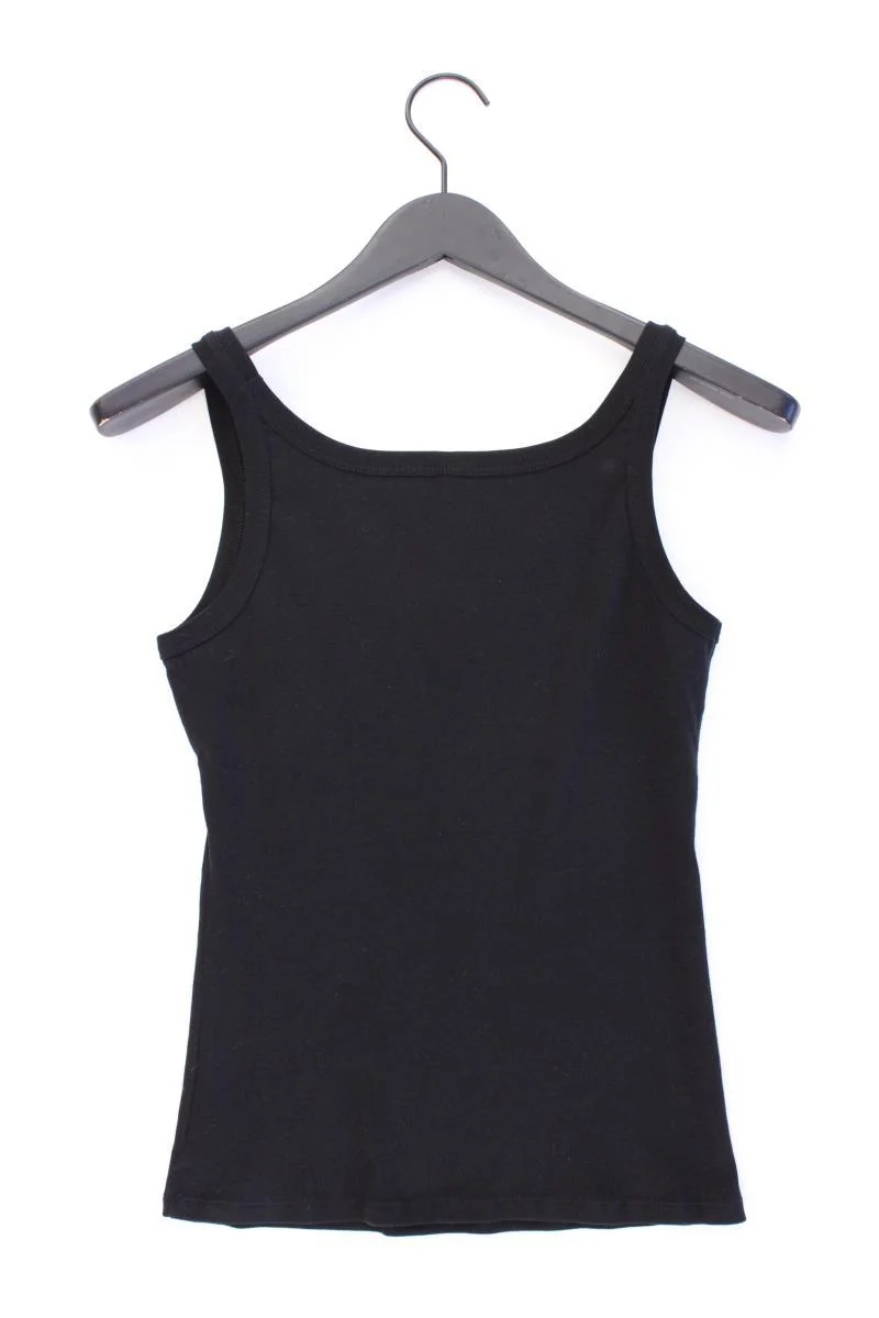 Benetton Trägertop Gr. S mit Glitzer Vintage schwarz