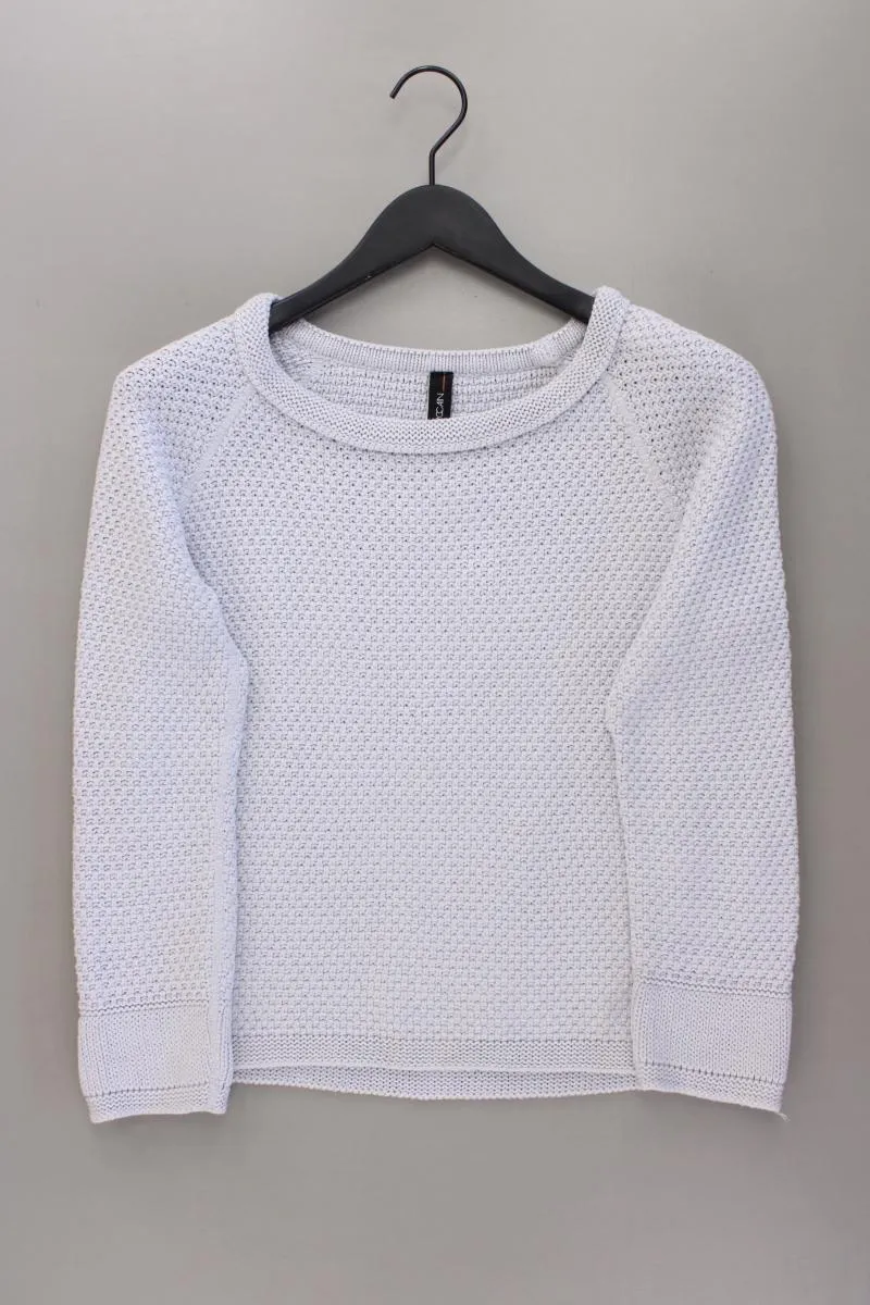 Marc Cain Feinstrickpullover Gr. 36 grau aus Baumwolle