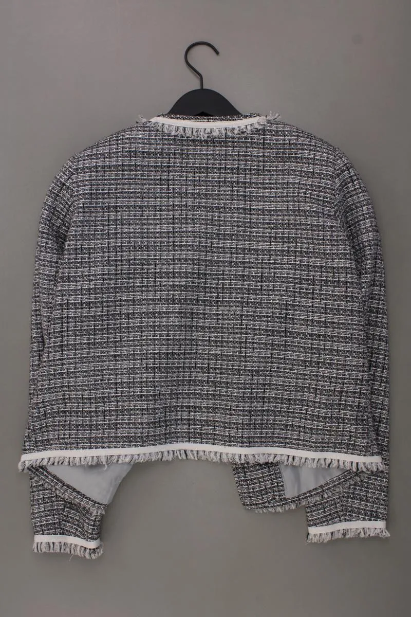 Heine Bouclé Jäckchen Gr. 40 neuwertig grau aus Polyester