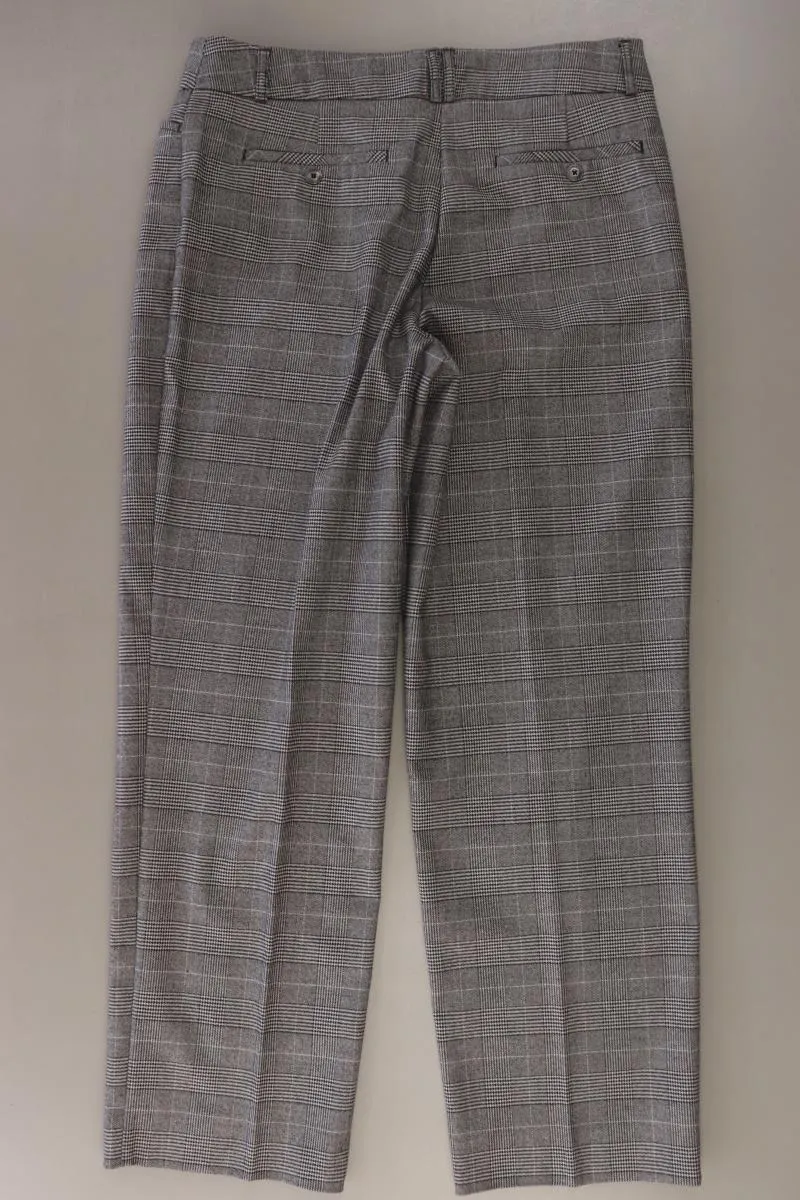 Adagio Stoffhose Gr. 42 kariert grau aus Polyester