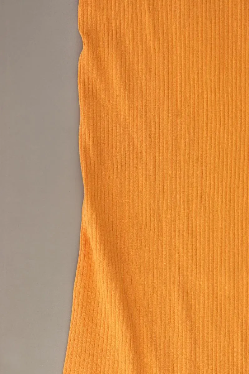 Zara Schlauchkleid Gr. S Träger orange aus Viskose