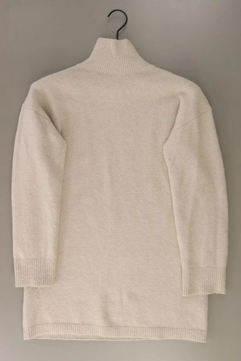 Zara Rollkragenpullover Gr. S creme aus Polyester