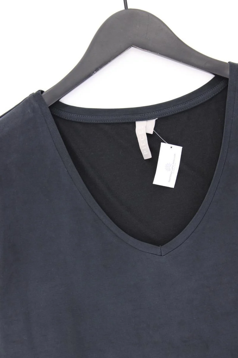 Pieces T-Shirt Gr. S Kurzarm grau aus Modal