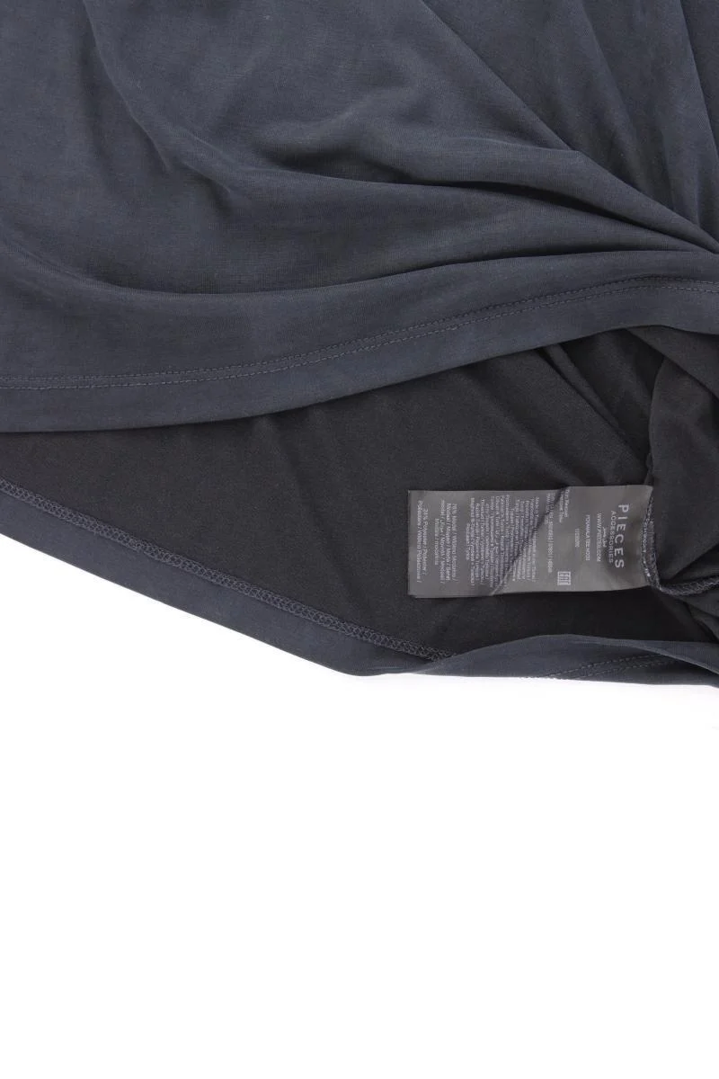 Pieces T-Shirt Gr. S Kurzarm grau aus Modal