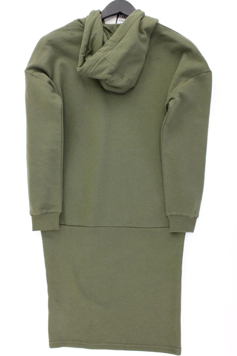DEF CLOTHING Kapuzenkleid Gr. S neu mit Etikett Langarm olivgrün aus Baumwolle