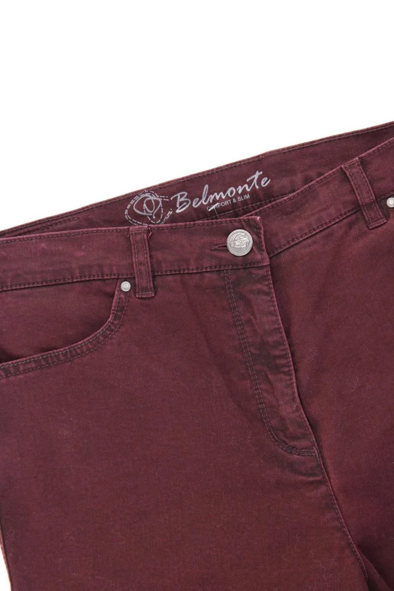 TONI Hose Gr. 40 rot aus Baumwolle