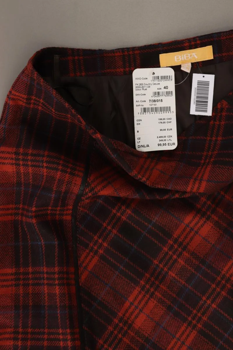 Biba Rock Gr. 40 kariert neu mit Etikett Neupreis: 99,95€! rot