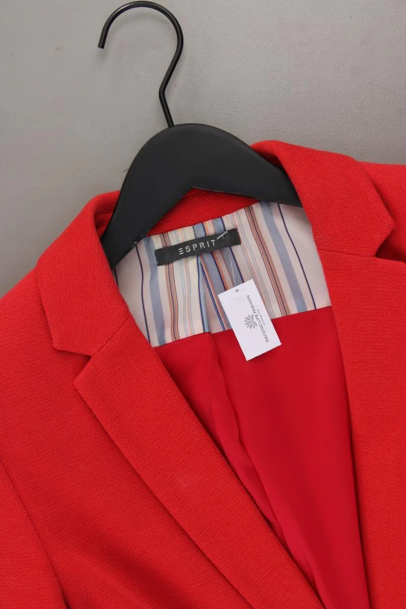 Esprit Classic Blazer Gr. 38 rot aus Baumwolle