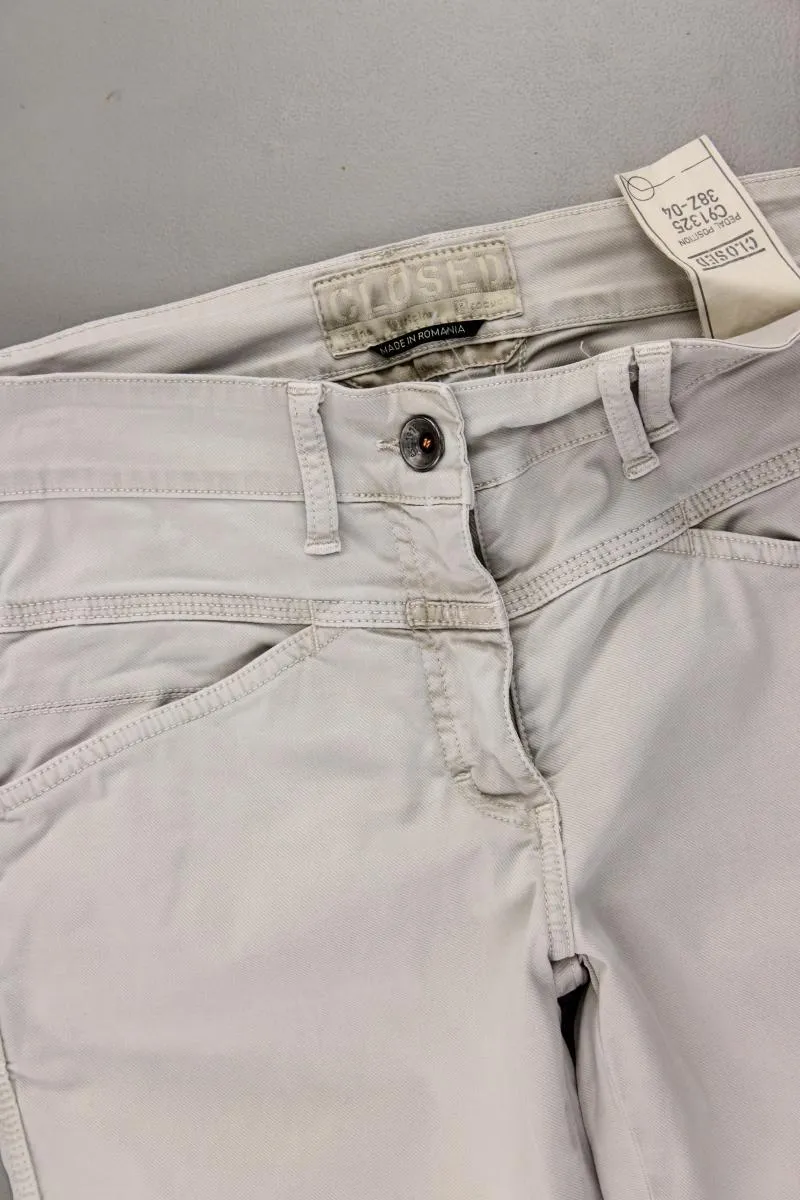 Closed Hose Gr. IT 40 (XS) grau aus Baumwolle