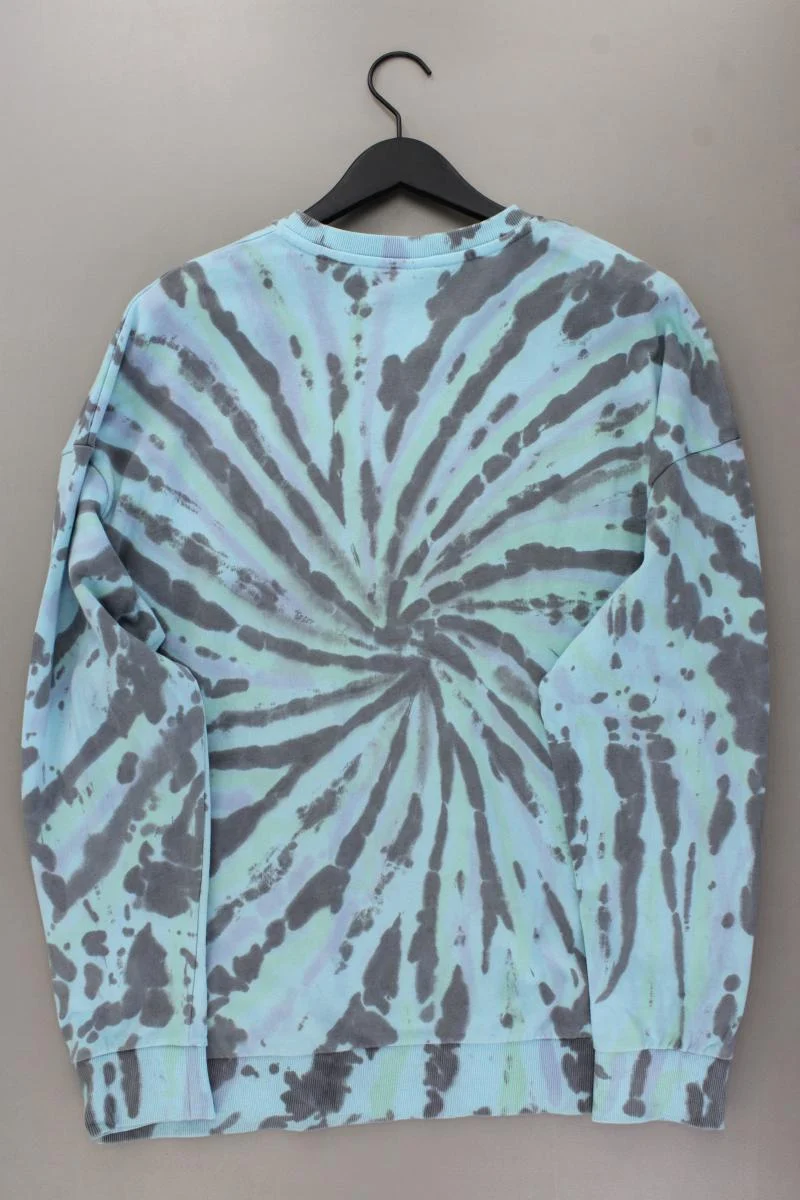 Jack & Jones Langarmpullover für Herren Gr. XL mit Batikmuster neuwertig blau