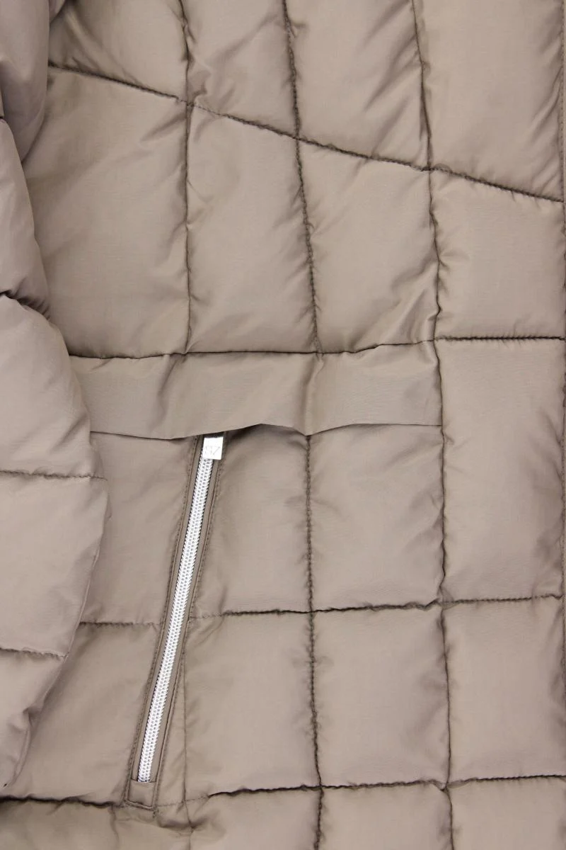SuZa Wintermantel Gr. 46 neuwertig braun aus Polyester