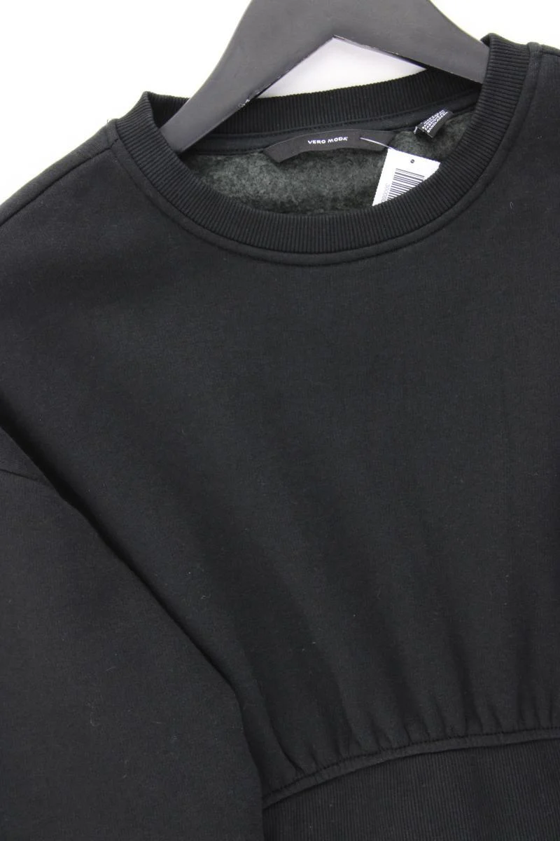 Vero Moda gefüttertes Kleid Gr. XS Langarm schwarz aus Baumwolle