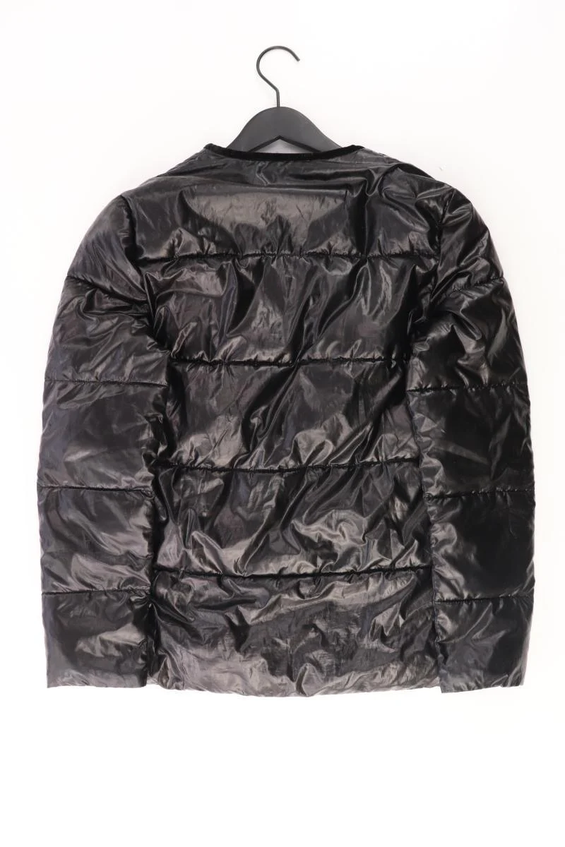 Mango Lange Jacke Gr. M schwarz aus Polyester