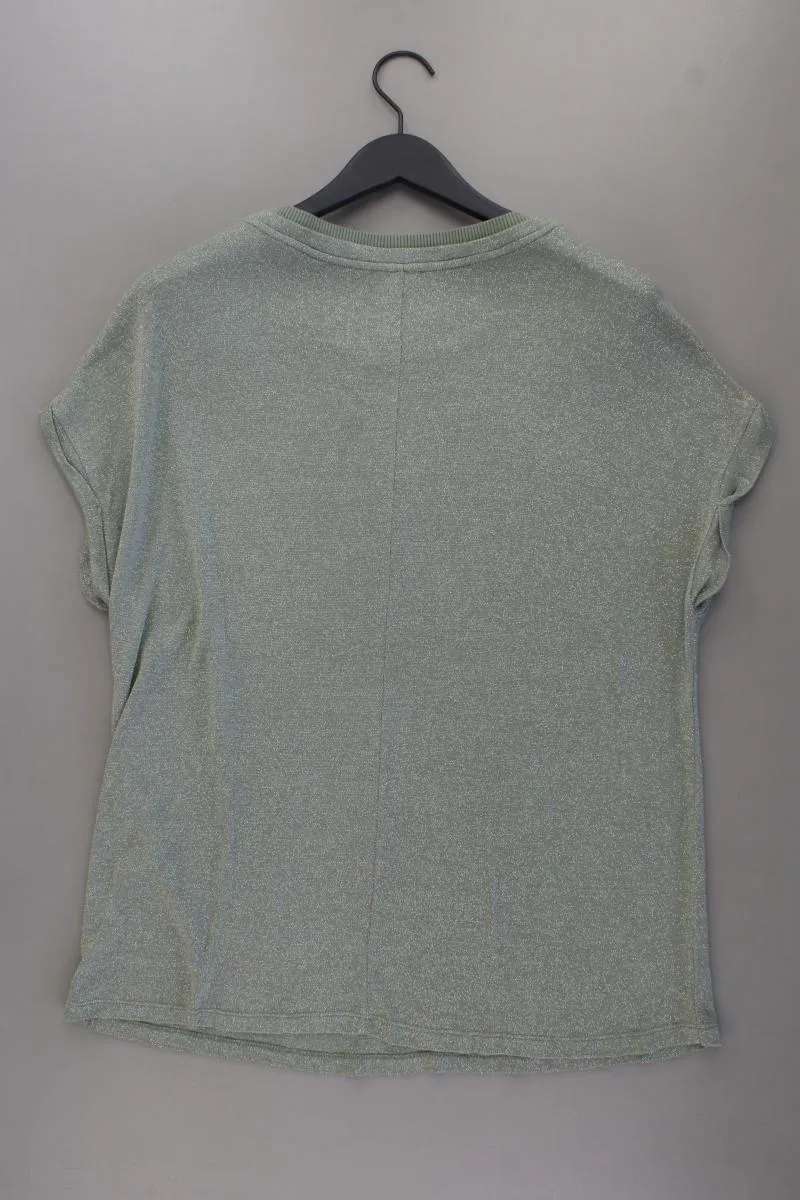 Street One T-Shirt Gr. 46 Kurzarm mit Glitzer grün