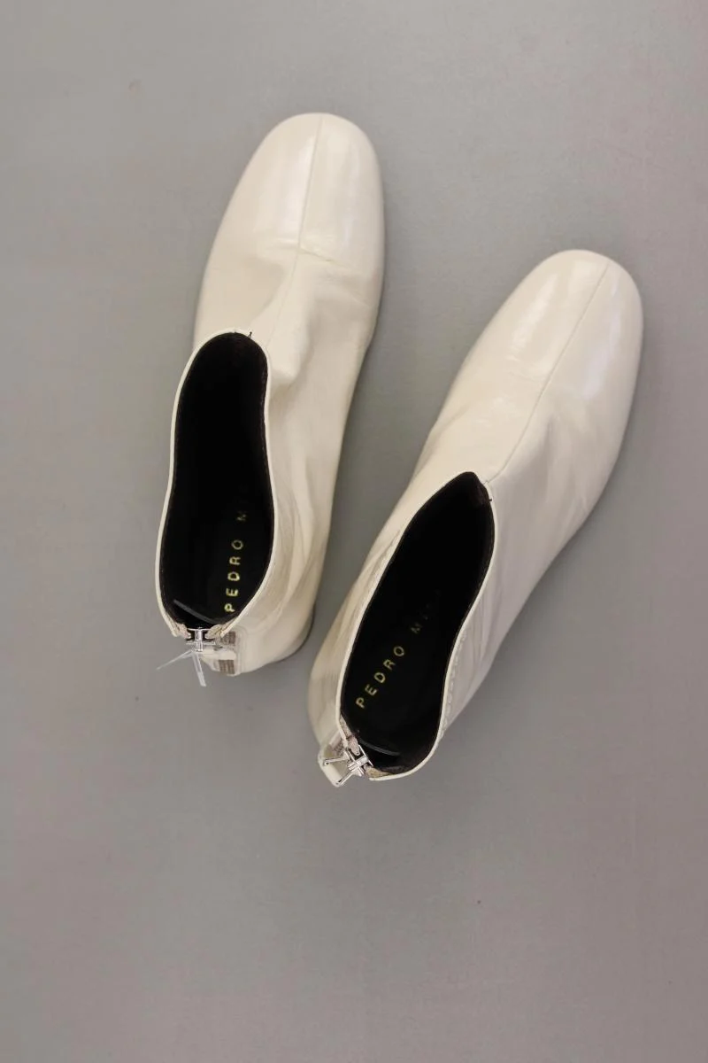 Pedro Miralles Stiefeletten Gr. 37 neuwertig Vintage creme