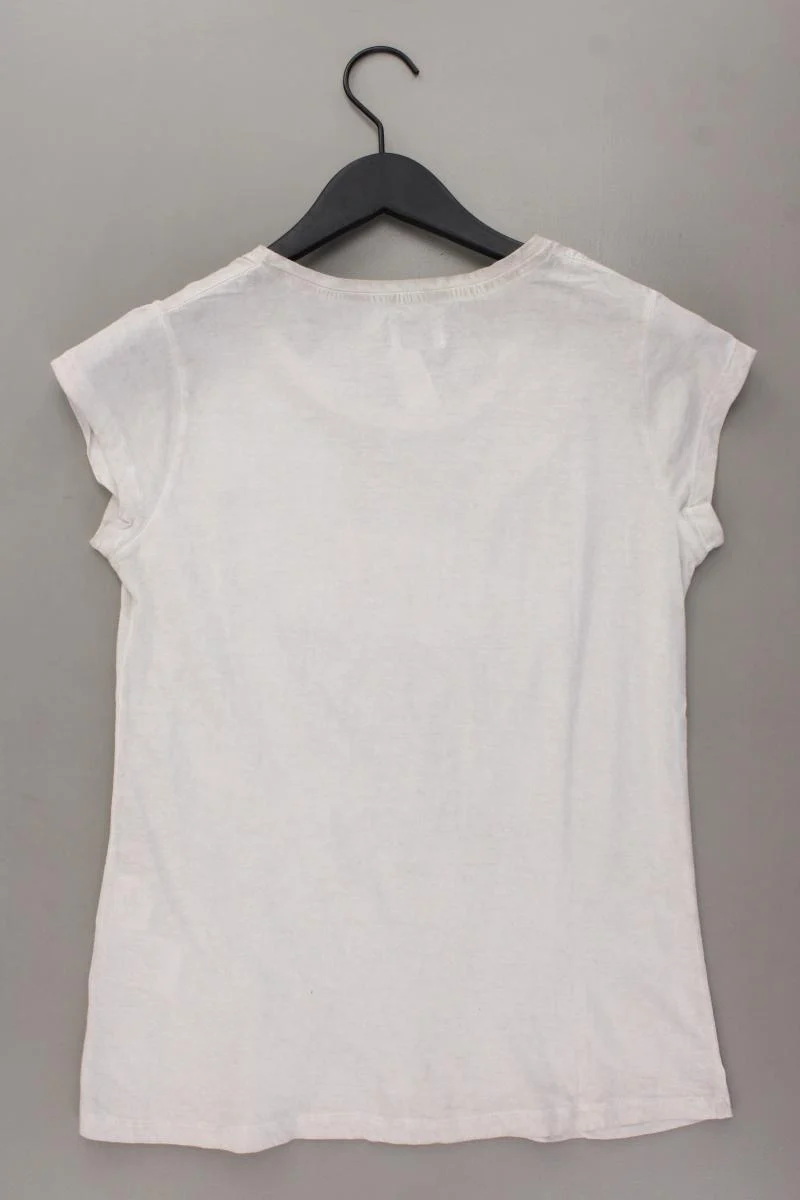 Fresh Made T-Shirt Gr. M Kurzarm mit Pailletten creme