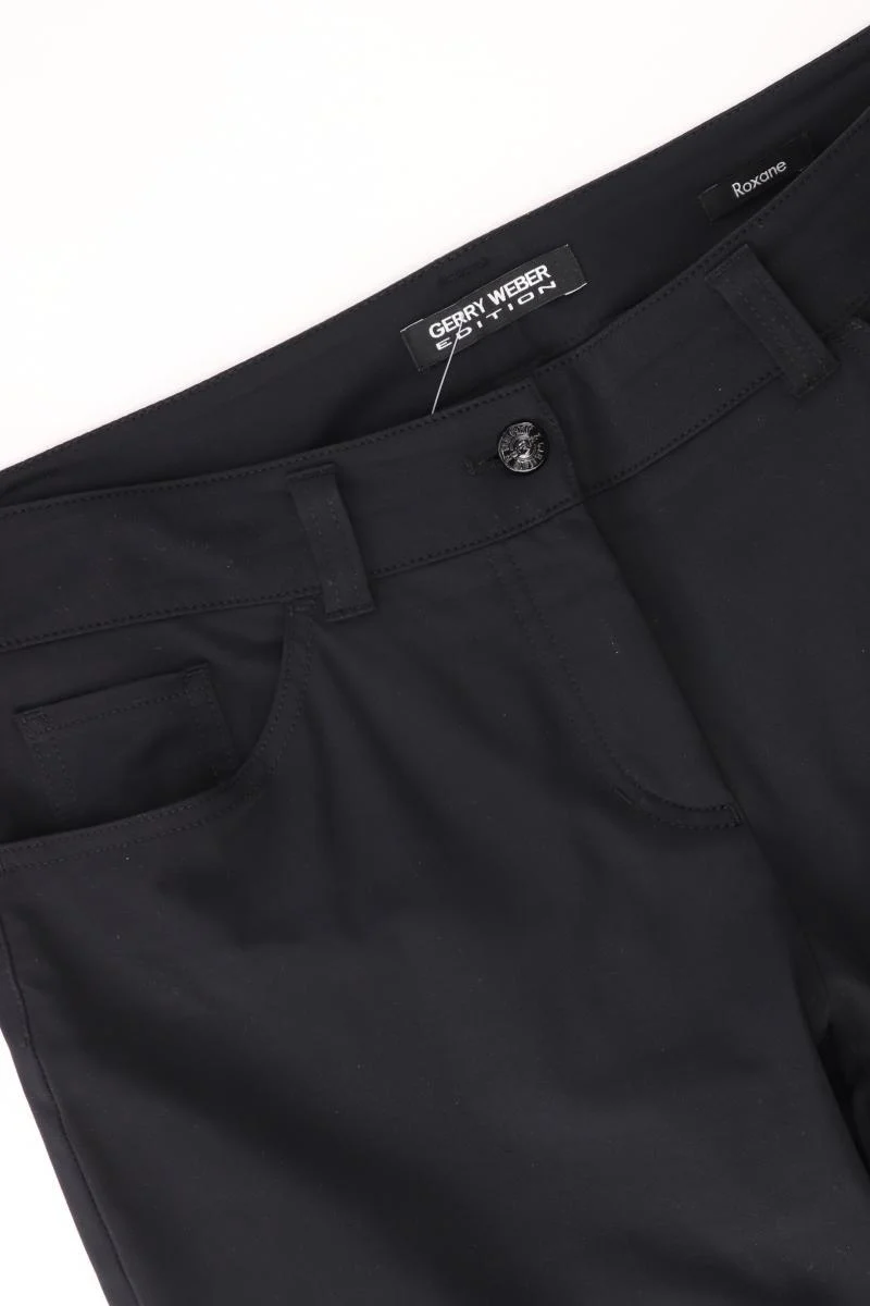 Gerry Weber Hose Gr. Kurzgröße 42 schwarz aus Polyester