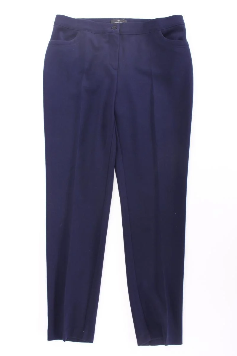 Peter Hahn Anzughose Gr. 42 neuwertig blau aus Polyester