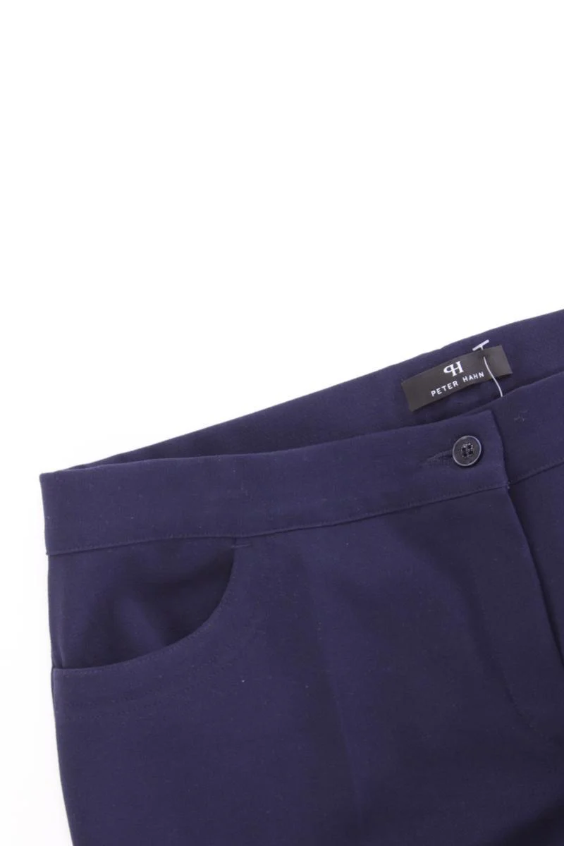 Peter Hahn Anzughose Gr. 42 neuwertig blau aus Polyester