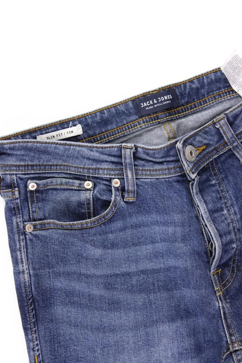 Jack & Jones Skinny Jeans für Herren Gr. W30/L32 Modell Tim blau aus Baumwolle