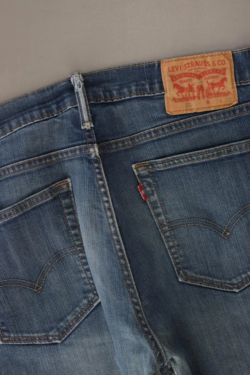 Levi's Straight Jeans für Herren Gr. W31/L30 blau aus Baumwolle