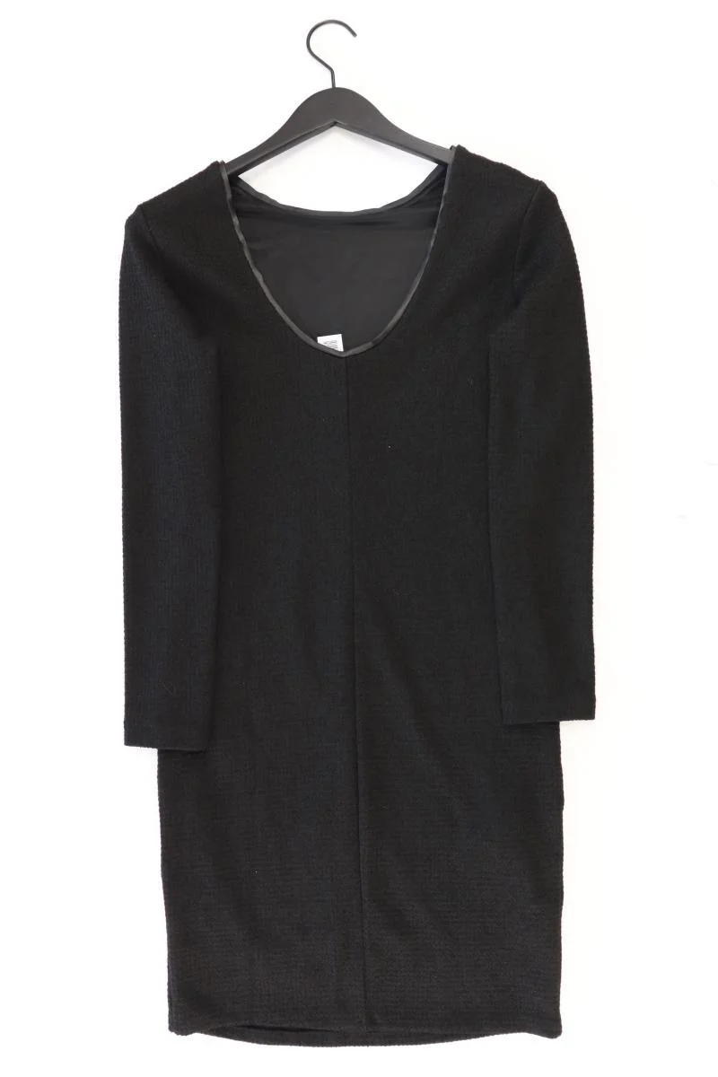 Mango Etuikleid Gr. M Langarm schwarz aus Polyester