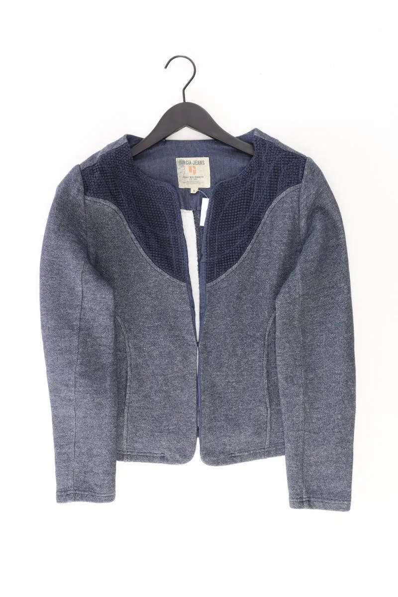 Garcia Jeans Regular Cardigan Gr. M Langarm blau aus Baumwolle