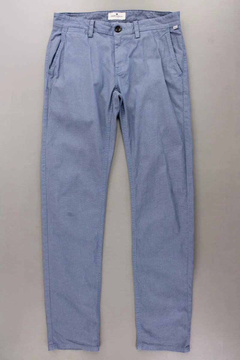 Tom Tailor Chinohose für Herren Gr. W30/L32 blau aus Baumwolle