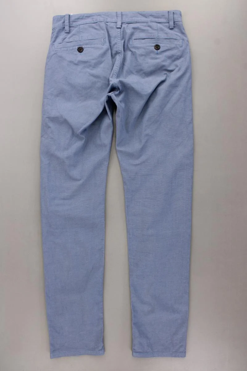 Tom Tailor Chinohose für Herren Gr. W30/L32 blau aus Baumwolle