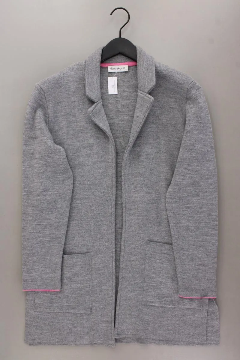 Bonita x Franziska Knuppe Strickjacke Gr. S/M Langarm grau aus Polyacryl