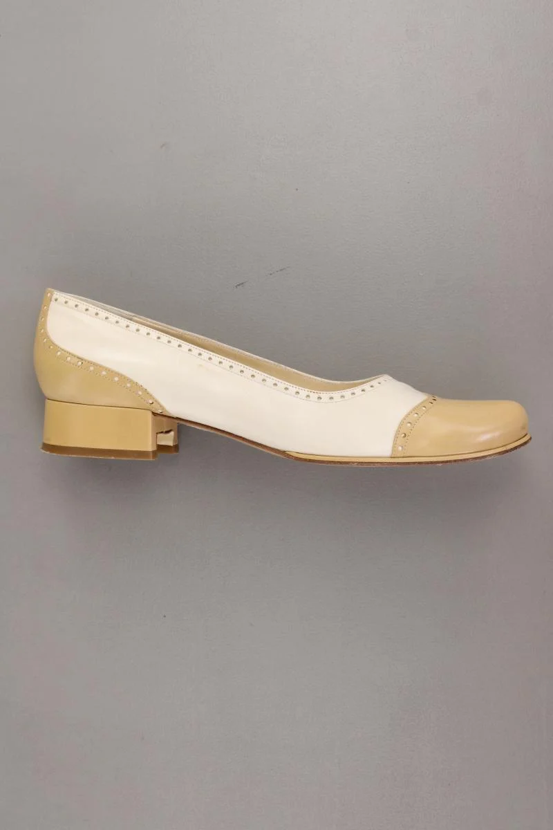 Pollini Pumps Gr. 40,5 creme aus Leder