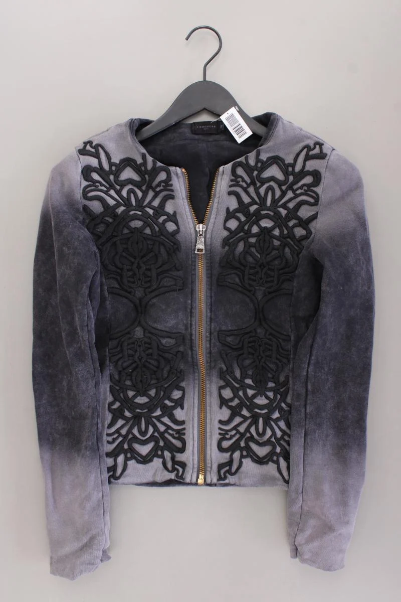 Liebeskind Berlin Classic Cardigan Gr. 36 Langarm grau aus Baumwolle