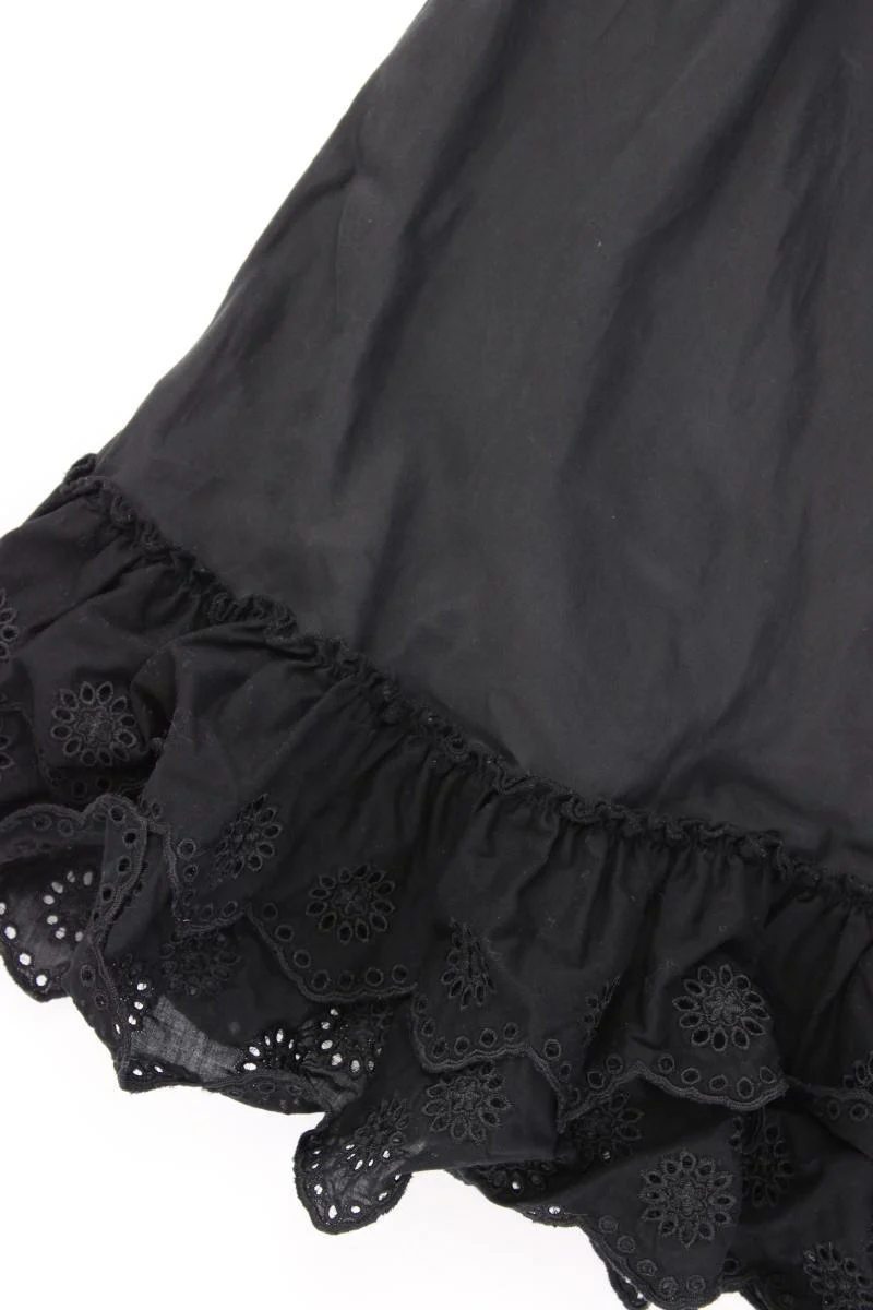 miss selfridge Kurzes Seidenkleid Gr. 40 Kurzarm schwarz