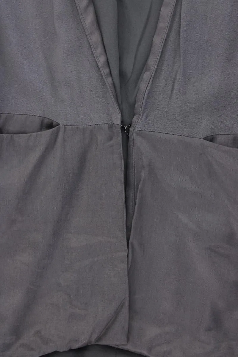Rue de Femme Blazer Gr. S Langarm grau aus Polyester