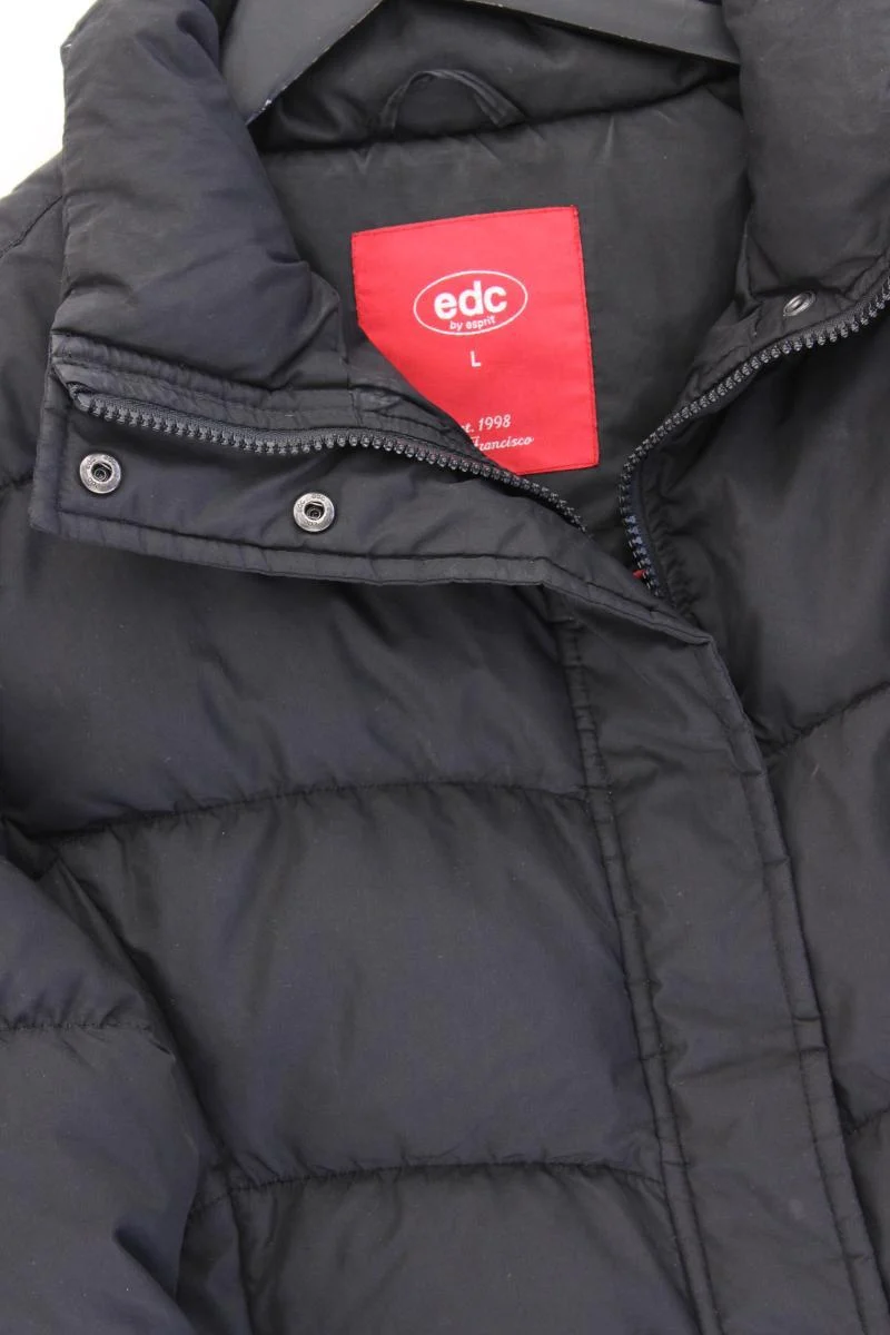 edc by Esprit Daunenjacke Gr. L schwarz aus Polyester