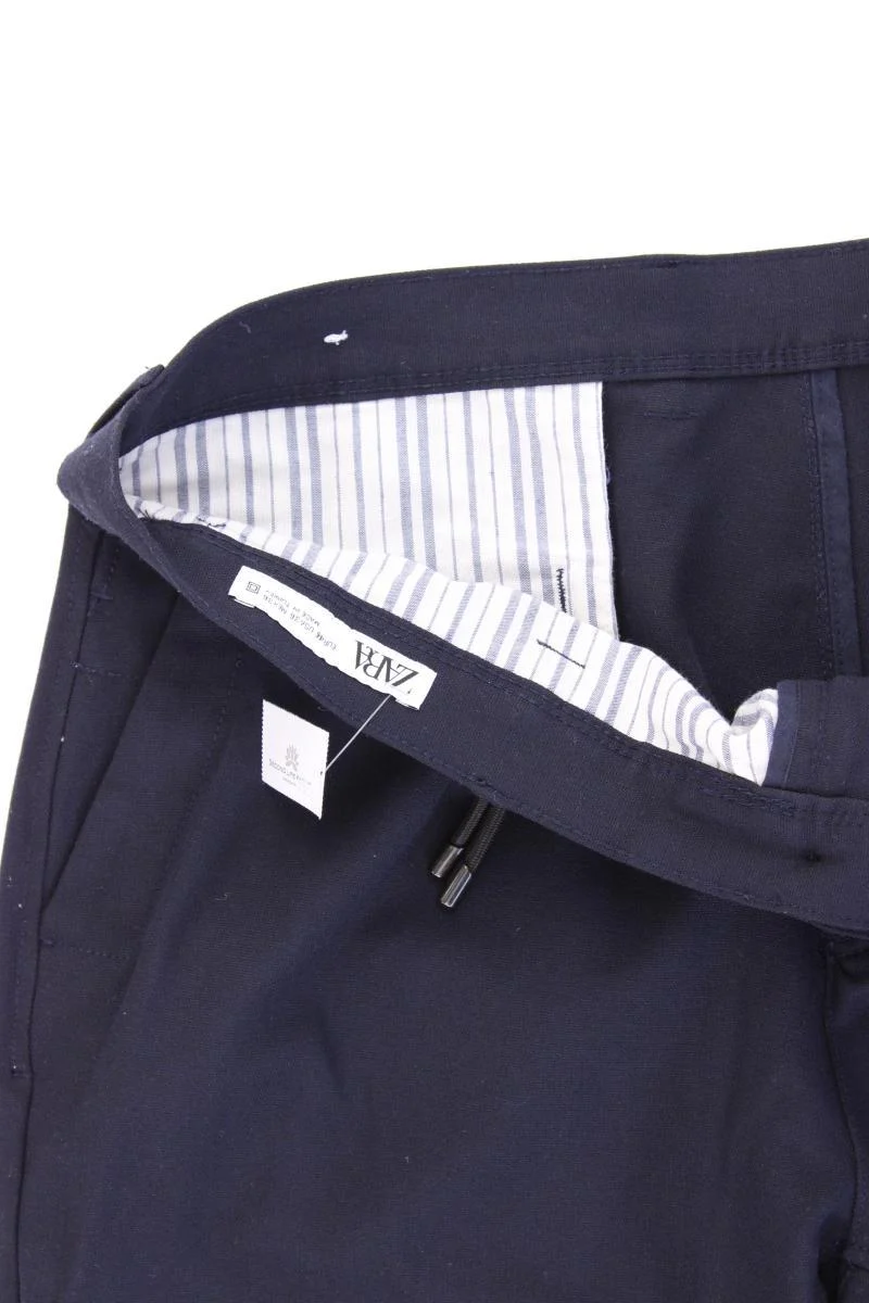 Zara Stoffhose für Herren Gr. US 46 (XXL) blau aus Polyester