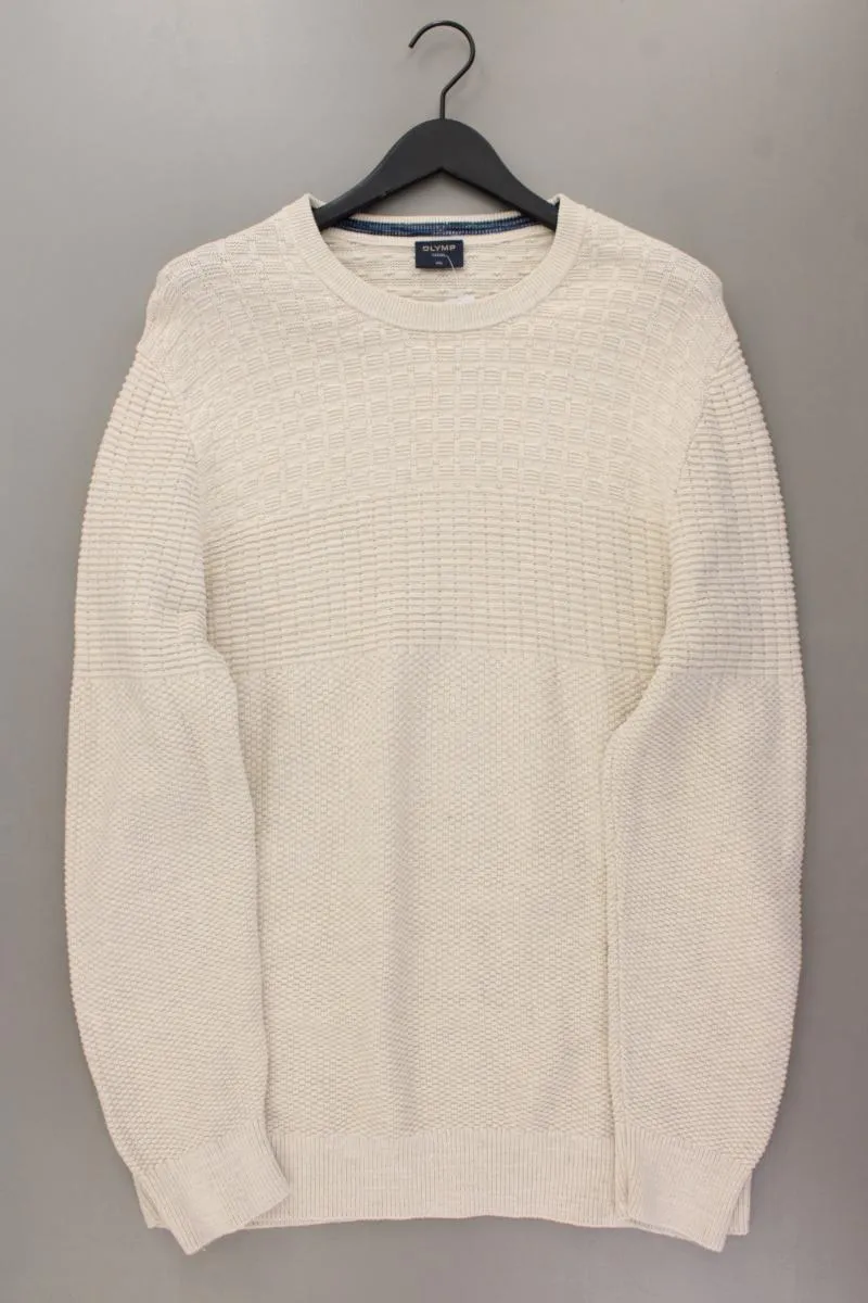 Olymp Grobstrickpullover für Herren Gr. XXL creme