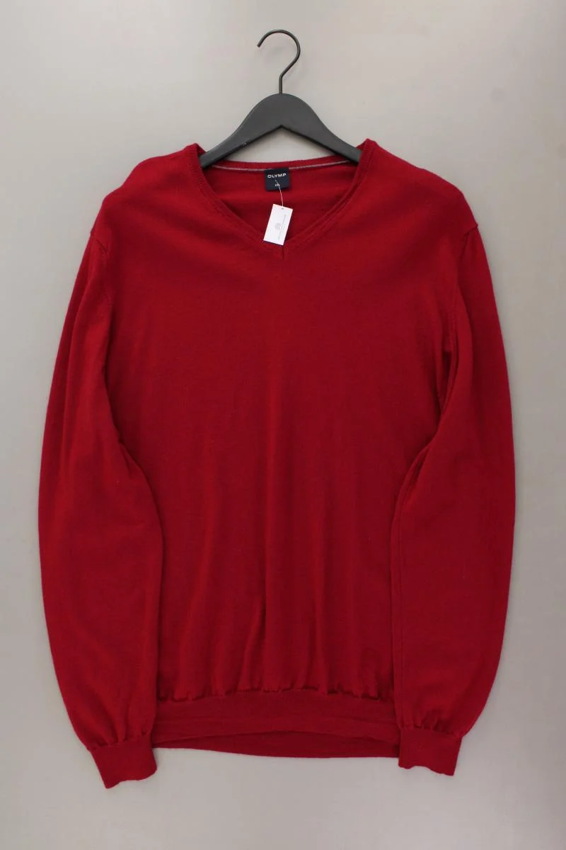 Olymp Wollpullover für Herren Gr. XXXL rot