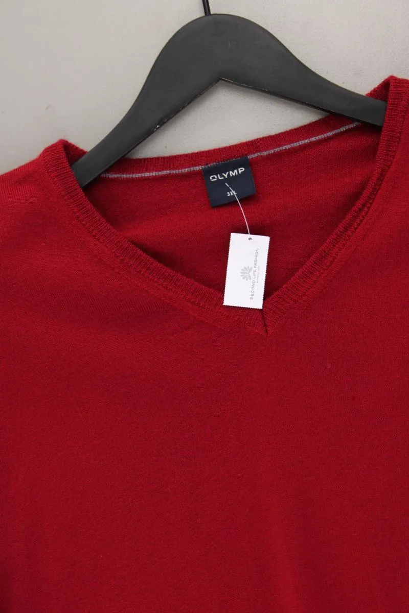 Olymp Wollpullover für Herren Gr. XXXL rot