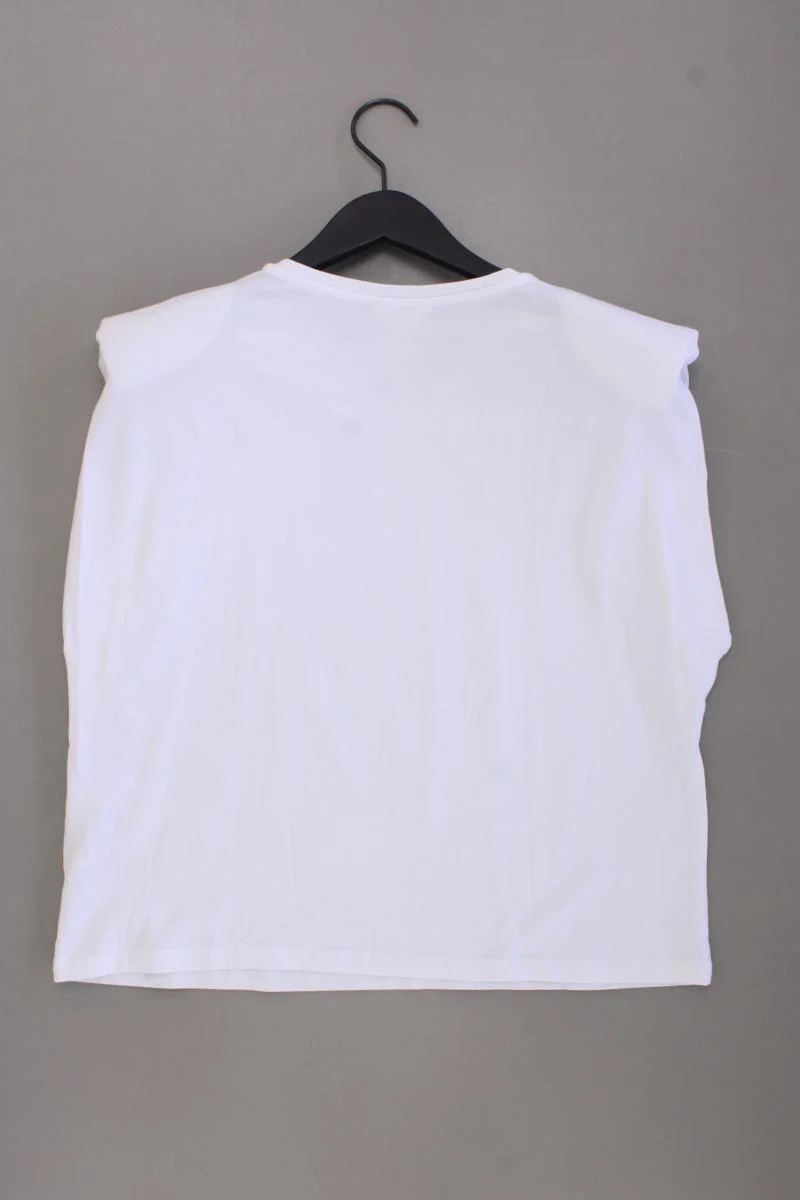 Object T-Shirt Gr. XL Kurzarm weiß aus Modal
