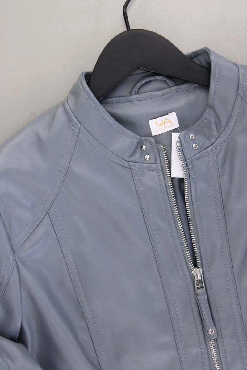 VA Milano Kunstlederjacke Gr. 46 blau aus Polyester