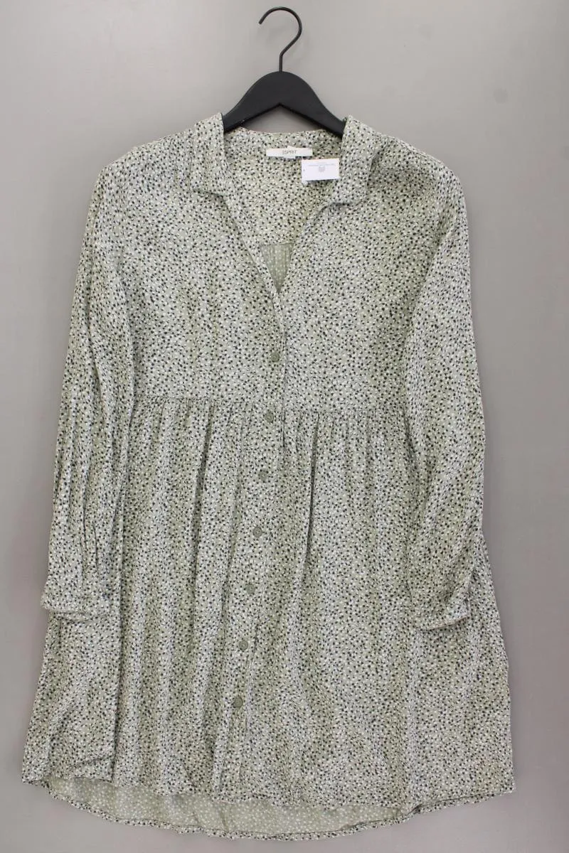 Esprit Langarmkleid Gr. 36 grün aus Viskose