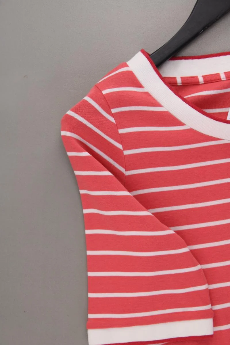 Esprit Shirt lachsfarben Gr. XL gestreift Kurzarm rosa