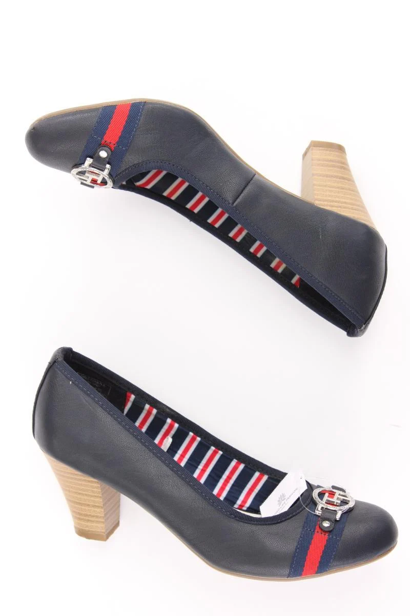 Tom Tailor Pumps Gr. 39 Neupreis: 29,95€! blau aus Kunstleder