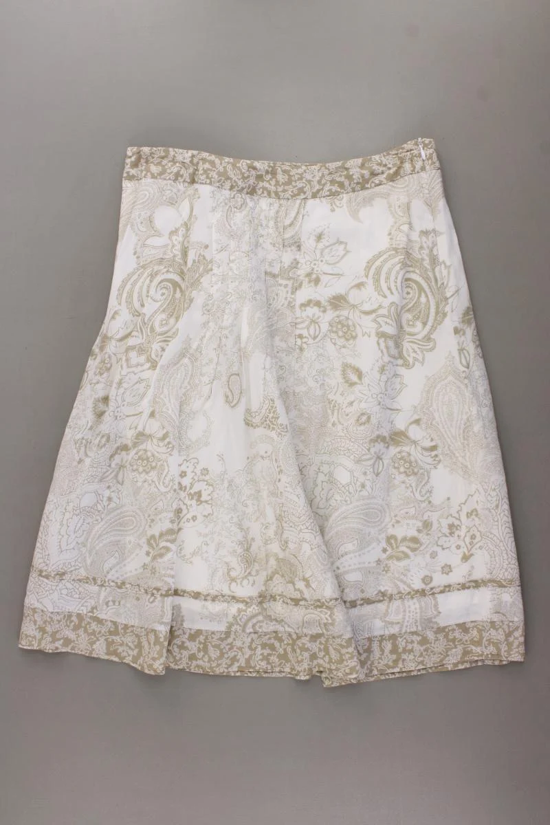 s.Oliver Selection Rock Gr. 36 mit Paisleymuster creme aus Baumwolle