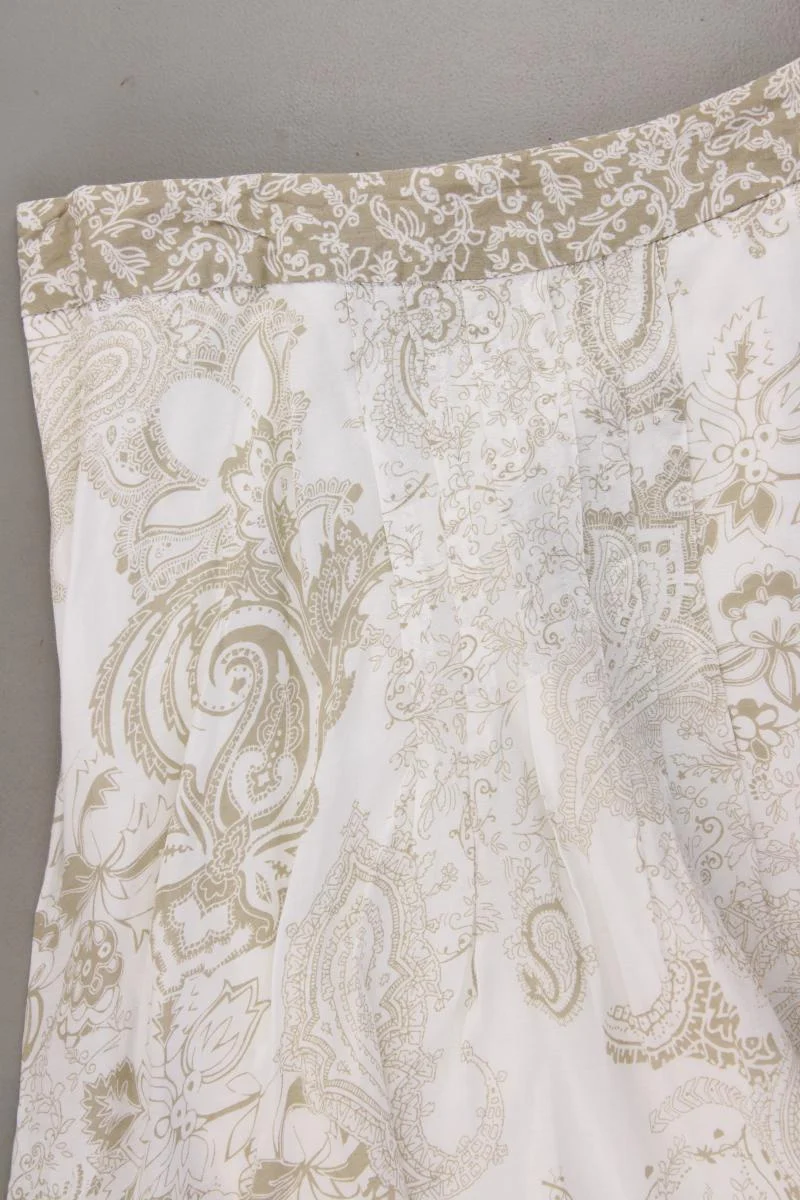 s.Oliver Selection Rock Gr. 36 mit Paisleymuster creme aus Baumwolle