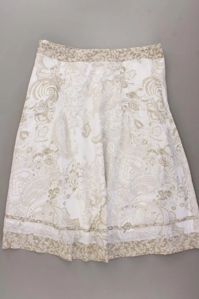 s.Oliver Selection Rock Gr. 36 mit Paisleymuster creme aus Baumwolle
