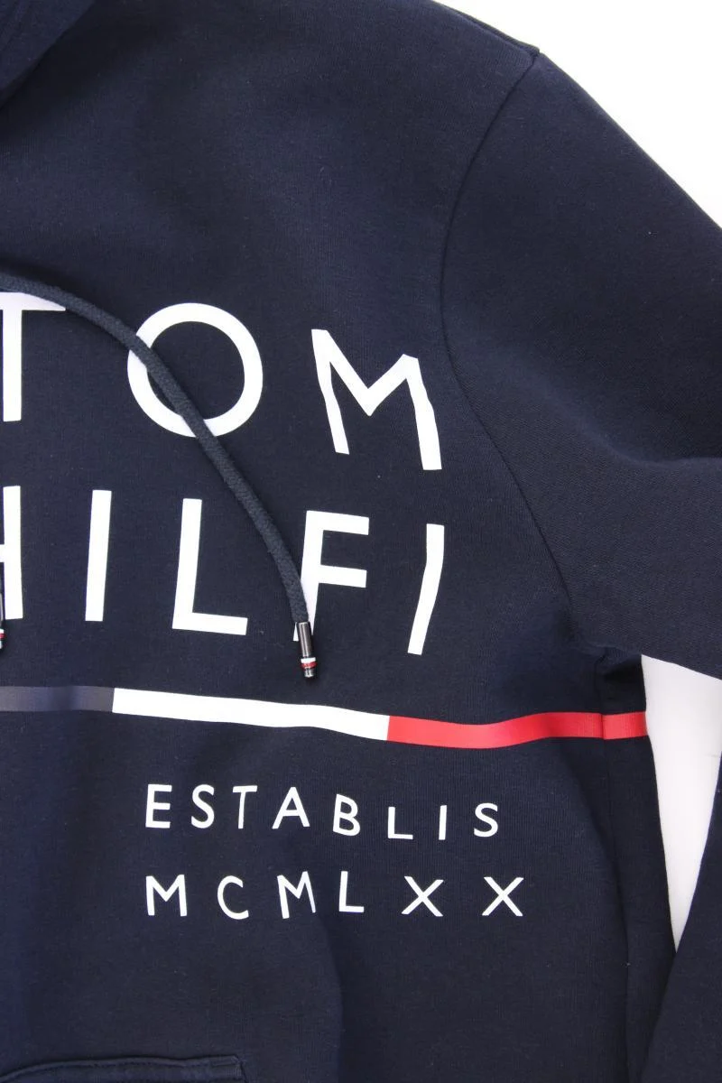 Tommy Hilfiger Hoodie für Herren Gr. XXL neuwertig blau aus Baumwolle