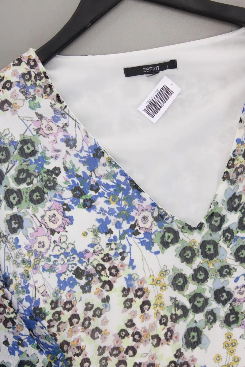 Esprit Langarmkleid Gr. XXL mit Blumenmuster mehrfarbig