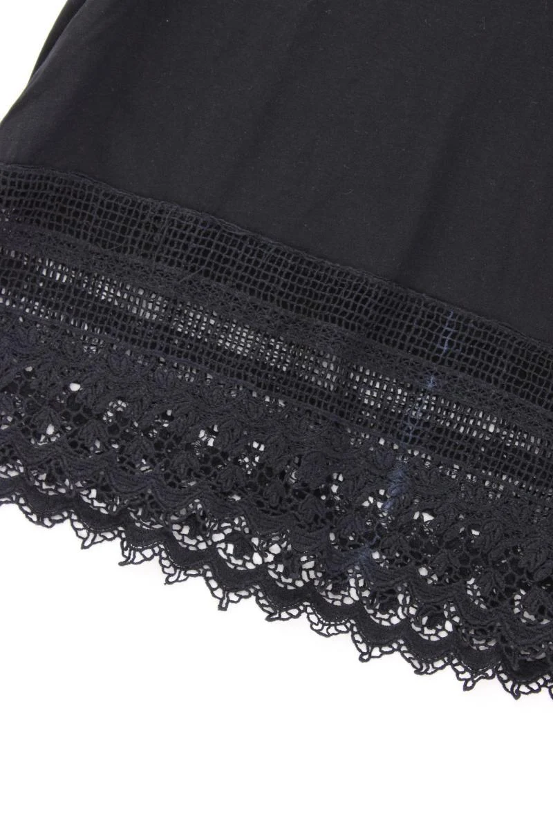 Mango T-Shirt Gr. L Kurzarm schwarz